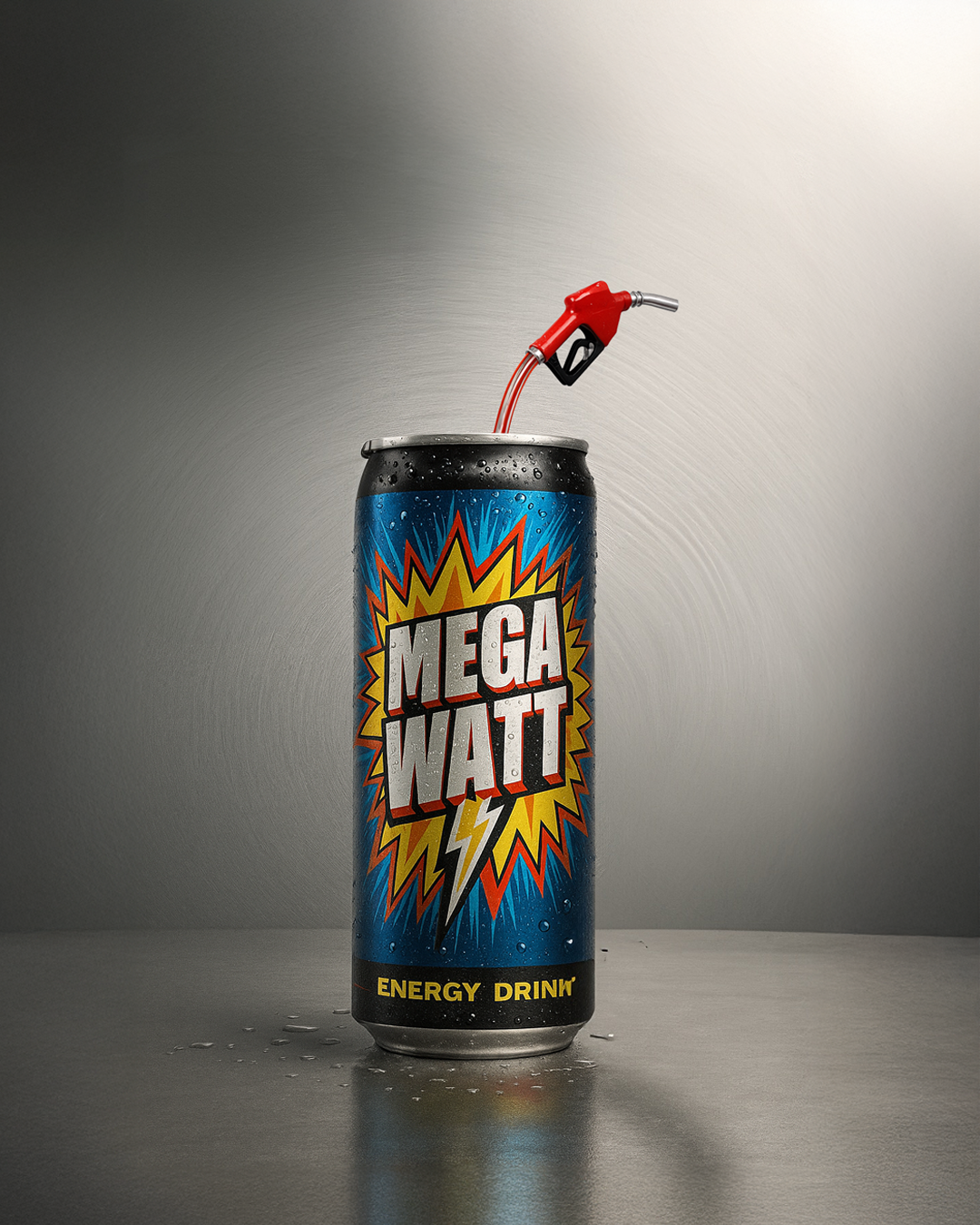 Athlete hydrating with Mega Watt